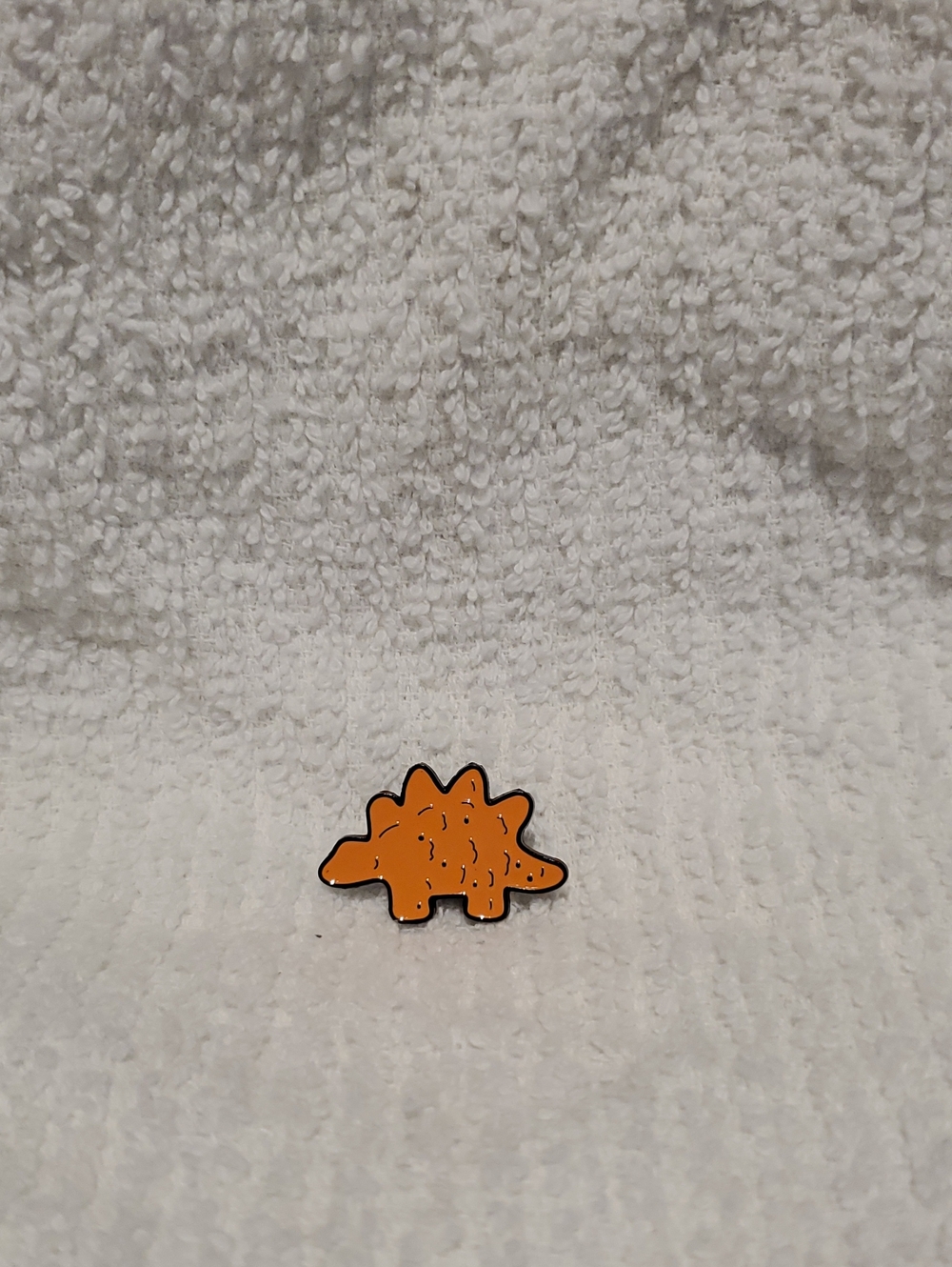 Stegosaurus Dino Nugget Nuggies Small Cute Kawaii Enamel Pin Brooch